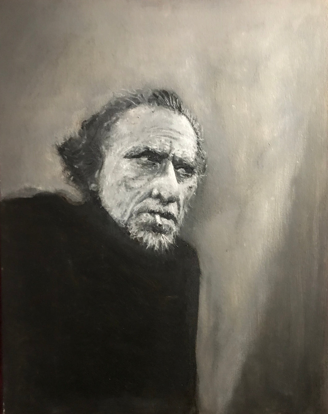 Charles Bukowski Portrait.
