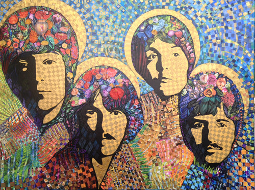 The Beatles - Original Collage / Painting